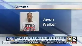 Man arrested in Pokemon Go robberies