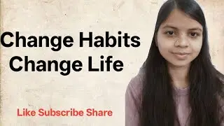 By changing Habits you can change your life // English speaking practice #learning #atomichabits 