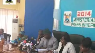 MINISTRY OF LOCAL GOVERNMENT & CHIEFTAINCY AFFAIRS 2014 MINISTERIAL PRESS BRIEFING