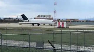 RARE USAJET Boeing 727-223 Landing And Departing The Buffalo Airport On Tuesday November 17, 2020
