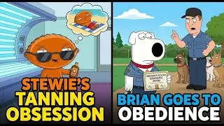 Family Guy Funny Moments | Stewie's Tanning Obsession & Brian Goes to Obedience School
