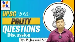 UPSC 2020 Polity PYQ Discussion | Complete Analysis by P. Jayswal Sir #polity #questions #upsc