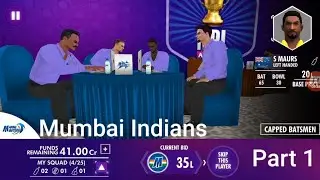 WCC2 (NPL AUCTION ) WCC2 GAMEPLAY&nbsp; 🔥 New update&nbsp; 🔥  MUMBAI  INDIANS TEAM PLAYERS 2019 PART 1