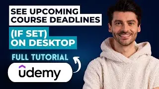 How to See Upcoming Udemy Course Deadlines (if set) on Desktop [2026 Full Guide]