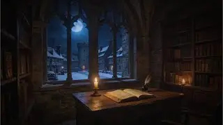 Dark Academia Study Music 🌙 | Melancholic Cello & Piano for Reading & Reflection | Night Study