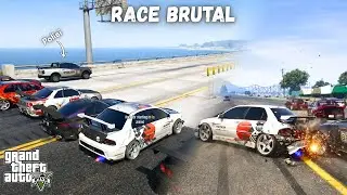 Balap Liar Brutal Lawan Mobil-mobil JDM & Sport || GTA 5 Roleplay