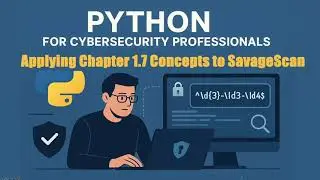 Python for Cybersecurity Professionals with PCEP Prep - Chapter 1 Section 7 Apply Concepts