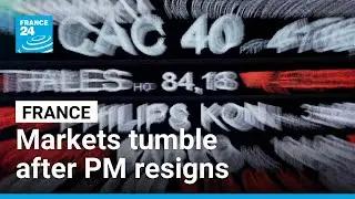 French markets tumble after PM Lecornu resigns &bull; FRANCE 24 English