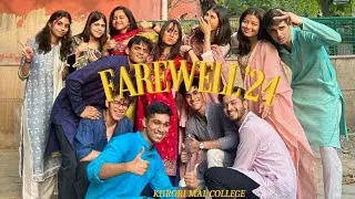uni vlog: farewell at kirori mal college (statistics department) , honest review on kmc.👩🏻‍🎓🎓📊