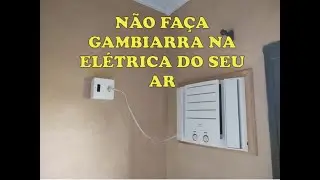 Fazendo a elétrica do ar condicionado corretamente.