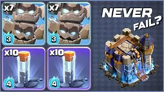 TH18 New Attack Strategy! Metro Golem With Totem Spell | Season January Day 22 | Clash Of Clans 