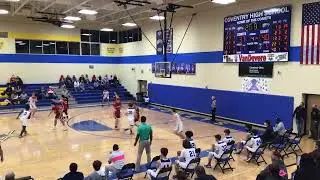 Coventry Boys Basketball vs Northwest