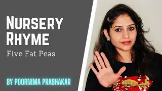Five Fat Peas Nursery Rhyme For Kid With Lyrics | Finger-play Activity for Kids | Gigglezz Preschool