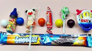 Satisfying video asmr, Lollipops candy and chocolate gummy candy, Unboxing video #3