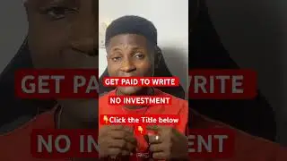 How To Write ✍️ and Get paid #money #writeandearn #makemoneywithoutinvestment #viralshorts