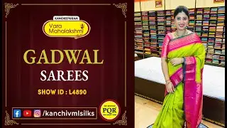 Gadwal Sarees Collection | WhatsApp Number 89 0001 0002 | Kancheepuram Varamahalakshmi Silks LIVE
