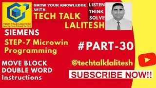 #PART30 MOVE BLOCK DOUBLE WORD IN #S-7#MICROWIN #SIEMENS #SOFTWARE S7-200 MICROWIN TUTORIALS HINDI