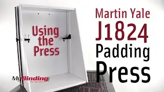 Martin Yale J1824 Padding Press - How to Use a Padding Press
