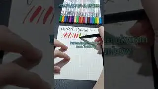 Stabilo PEN 68 brush || Quick Review || IND