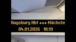 DB-Regio | Begr&uuml;&szlig;ungansage RE79 nach Augsburg Hbf.