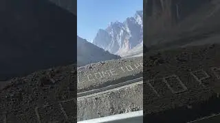 Hunza valley passu cones