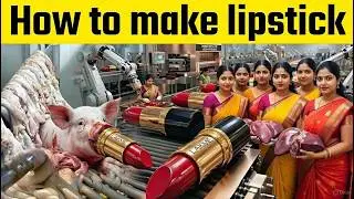 Inside India&rsquo;s Red Lipstick Factory 💄 |  जानिए फैक्ट्री में लिपस्टिक कैसे बनती है ?