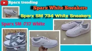 Sparx SM -734 white sneakers 2022 | White Sneakers Sparx 2022 | Sparx SM -737 White Sneakers 2022 |