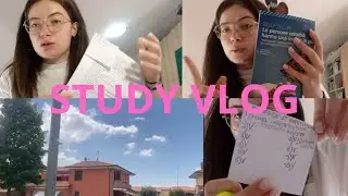 STUDY VLOG: una giornata di studio con me