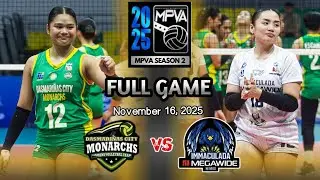 FULL GAME: DASMARIÑAS vs NEGROS IMMACULADA | MPVA Season 2 - November 16, 2025