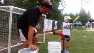 Learning to Swing Properly using the Muhl Tech Advanced Hitting Tee (5 & 6 Yr. Olds)