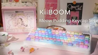KiiBOOM Meow Pudding PC Keycap Set