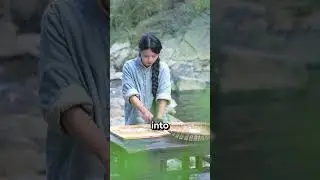 How donkey hide is turned into something essential for survival #chinesecrafts #lyricsvideo