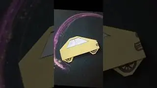 😱 so easy origami paper car🚗#shorts #youtubeshorts #origami