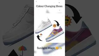 nike color changing shoes !magic shoes #shorts #shoes #short