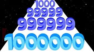 Number Running (vs) Giant Rush ASMR Gameplay (Math Games, Max Level)