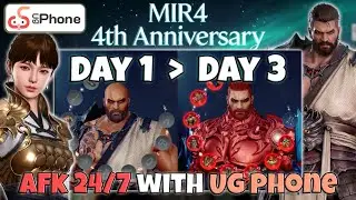 AFK Farm the Boosting World 24/7 with UgPhone!​ MIR4 4th Anniversary!