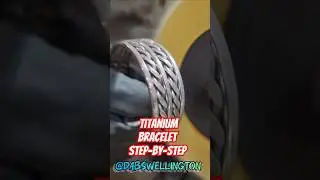 How to, titanium bracelet in 60 seconds  #welder #tig #titanium
