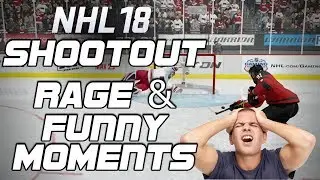 RAGE & FUNNY MOMENTS - NHL 18 Shootout Wager