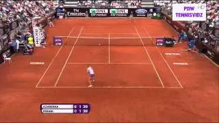 Azarenka vs Errani Rome 2013 Highlights
