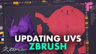 How to Update Your UVs in ZBrush - Production Essentials