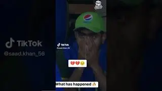 Babar azam crying after Pakistan lost from Zimbabwe