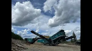 Foreman Equipment - Powerscreen Premiertrak 300 with Chieftain1700 3-Deck Screen Recycling C&D