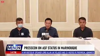 30 May 2022: Presscon on ASF Status in Marinduque