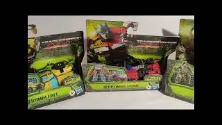 TRANSFORMER Beast Alliance! transforming my favorite new toys!! Bumblebee Optimus and Rhinox