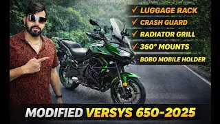 “My Kawasaki Versys 650 (2025) Just Got Transformed 😱 | Ultimate Touring & Adventure Modifications”