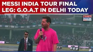 Messi GOAT India Tour 2025: Football Legend In Delhi After Mega Mumbai Evening, Watch&nbsp;|&nbsp;English&nbsp;News