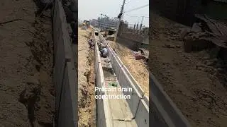 precast drain construction #shorts #civilegr