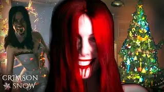 Our Demonic Ex-Girlfriend Visits for Christmas || Crimson Snow (Playthrough ENDING)