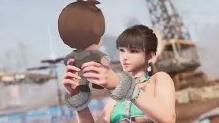 Stellar Blade - Booty physics in Nikke Goddess of Victory Shooting Mini game