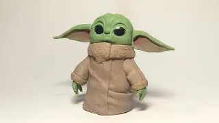 Crafting Baby Yoda | Making Process Timelapse | Polymer Clay